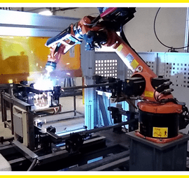 Robotic Welding Cell for Table Frame Welding